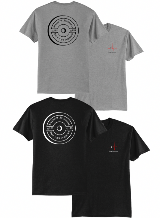 Unisex Barbell Short Sleeve T-Shirt